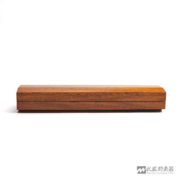 吹物 篳篥 ケース・袋 【完売】篳篥八角形管箱 黒柿材に透き漆