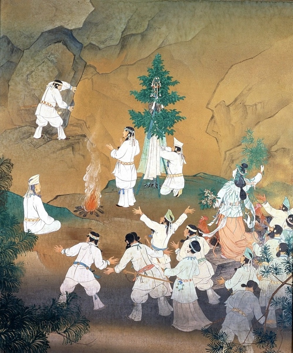 神宮徴古館 名品紹介 伊藤龍涯 作 「天照大神」｜お知らせ・最新情報