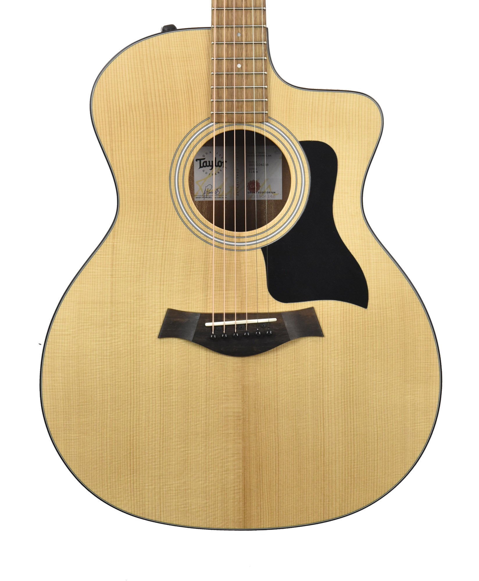 Taylor 114ce Acoustic-Electric Guitar in Natural 2212104148 | The