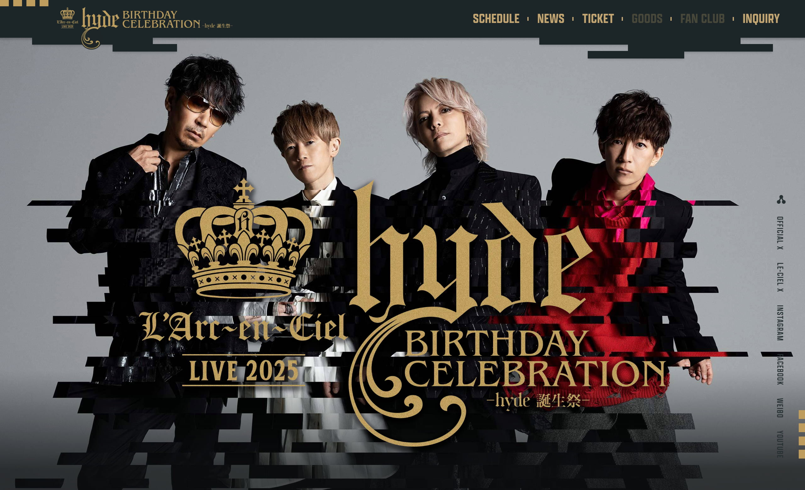 L'Arc-en-Ciel LIVE 2025 hyde BIRTHDAY CELEBRATION -hyde 誕生祭
