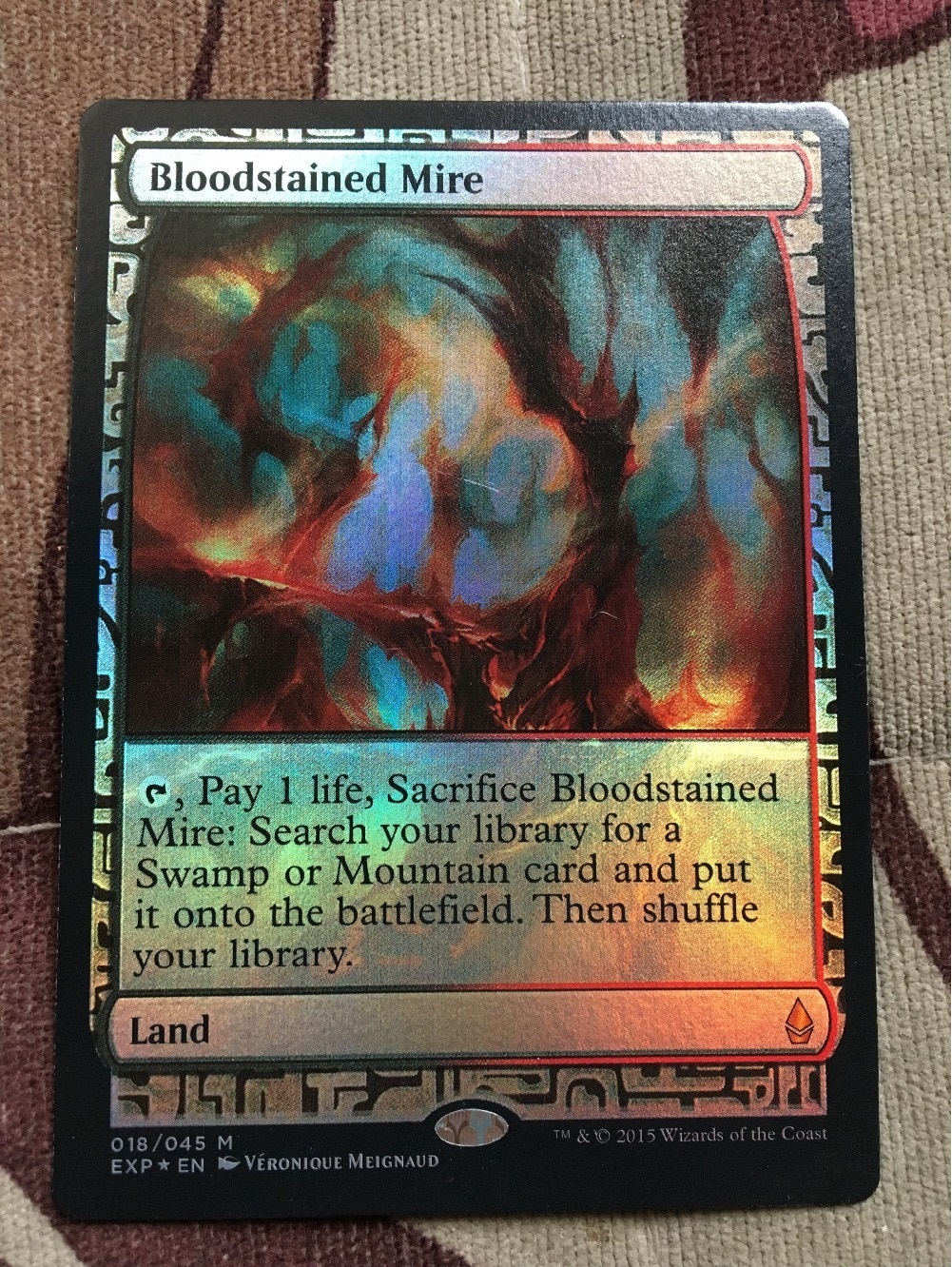 Foil Bloodstained Mire - MtgProxy