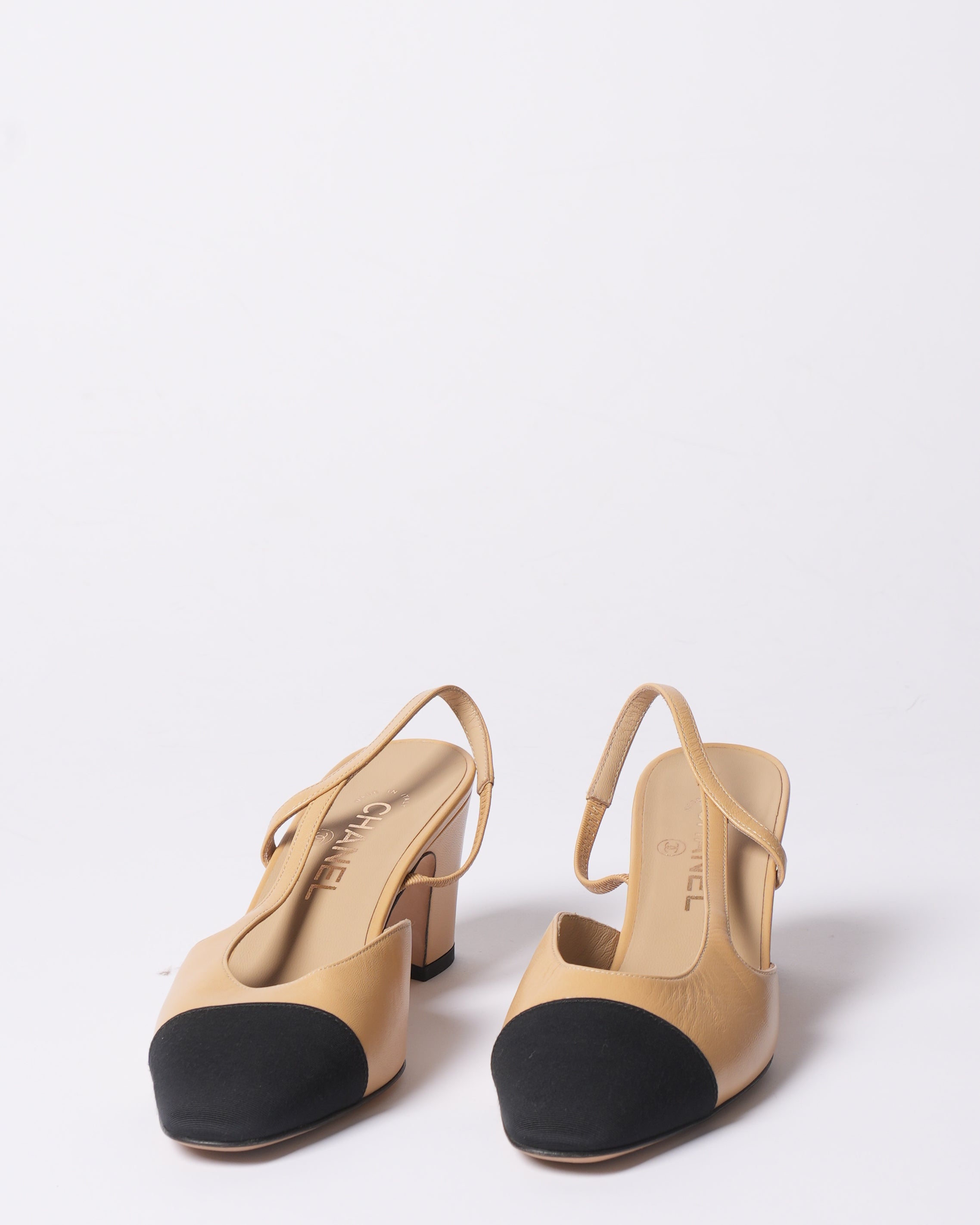 Chanel sling back