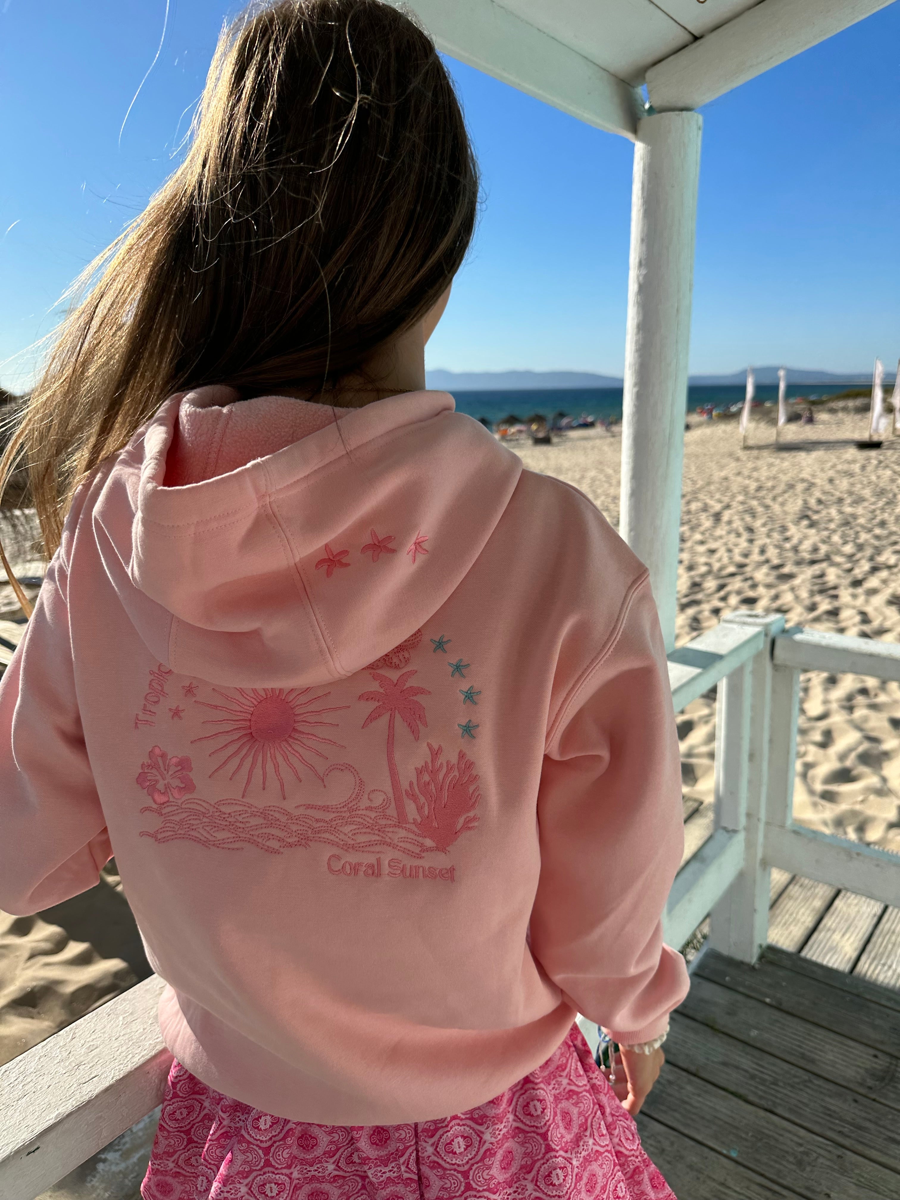 Tropical Pink Hoodie – My Coral Sunset