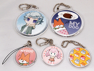 ハメパチキーホルダー｜1個から製作可能！高品質・低価格・短納期の