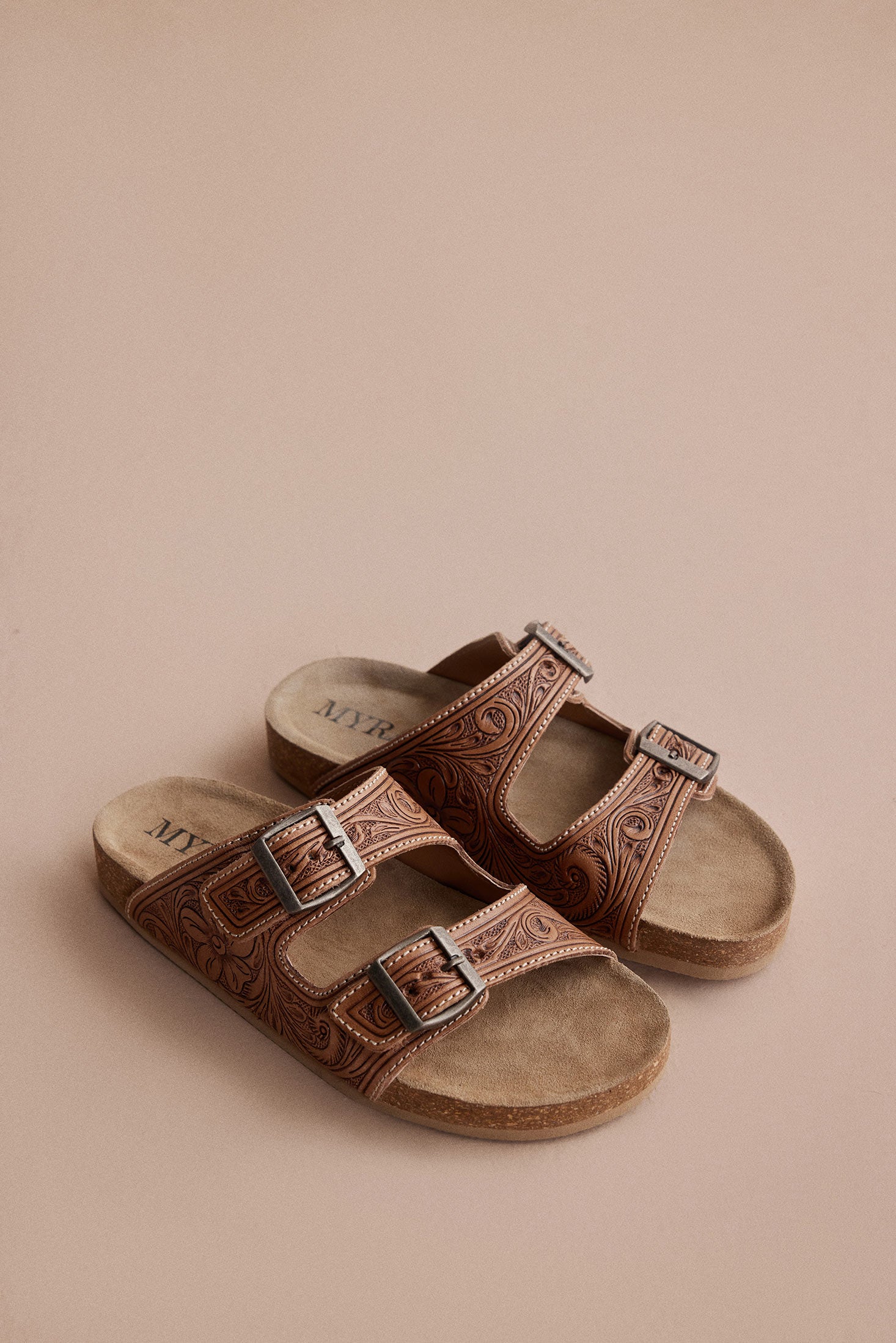 Darla Trail Hand-Tooled Sandals – Myra USA
