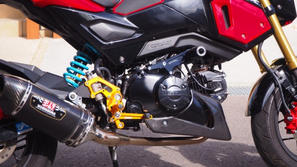 グロム125 TYGAパフォーマンス スリップオンマフラー グロムjc61用