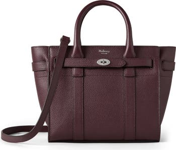 Mulberry Mini Zipped Bayswater Leather Tote | Nordstrom