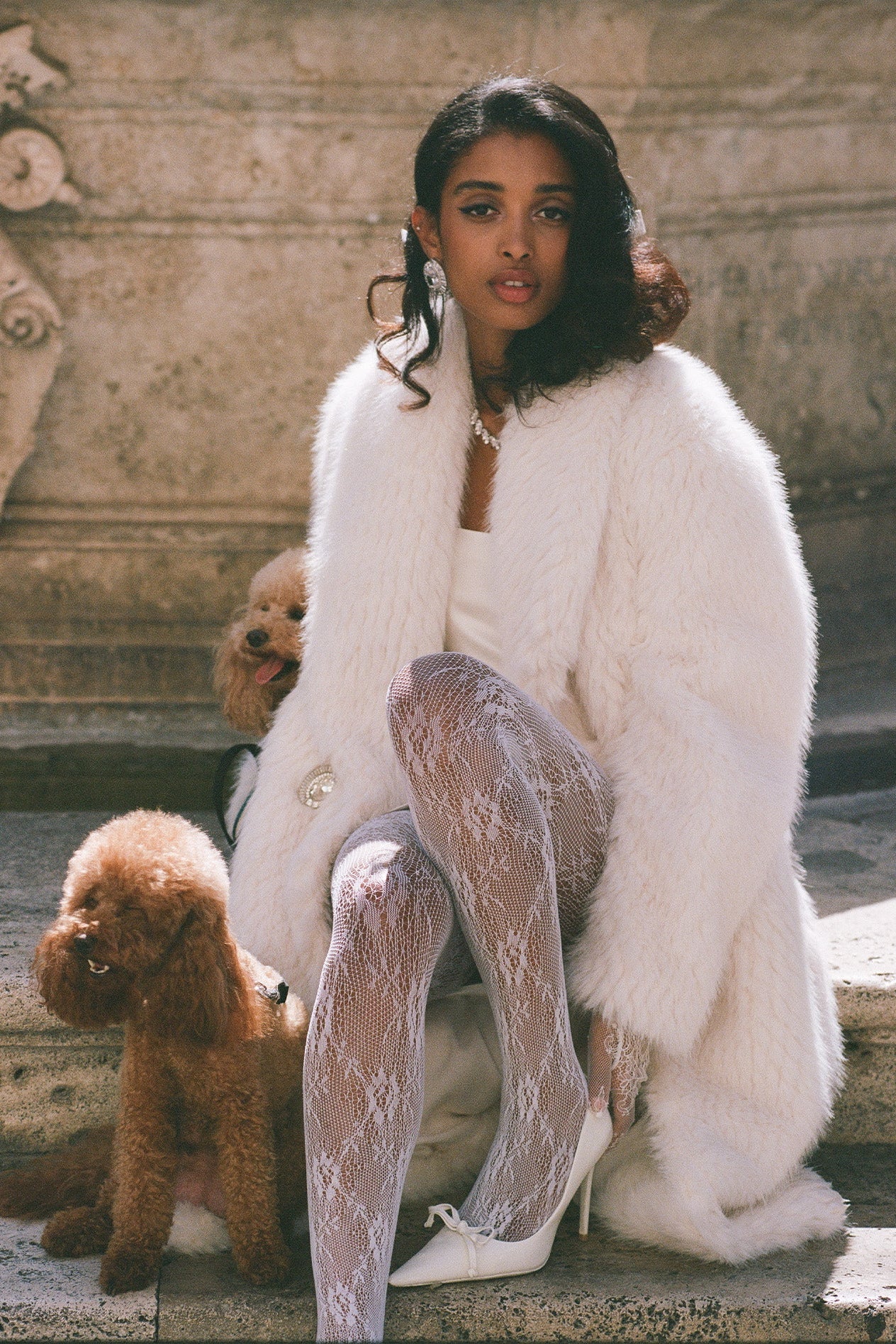 Marisa Fur Coat (White) – Nana Jacqueline