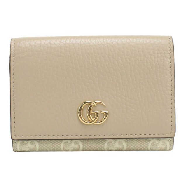 中古 グッチ 名刺入れ レディース ブランド GUCCI ダブルG バイカラー