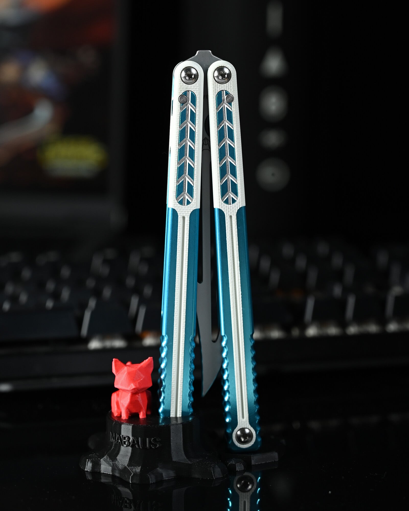 Nabalis Vulp Pro Balisong バタフライ ナイフ トレーナー G10 &amp