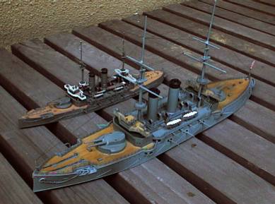 戦艦 三笠 1/500 レジンキット 三笠保存会 アール・シー・ベルグ