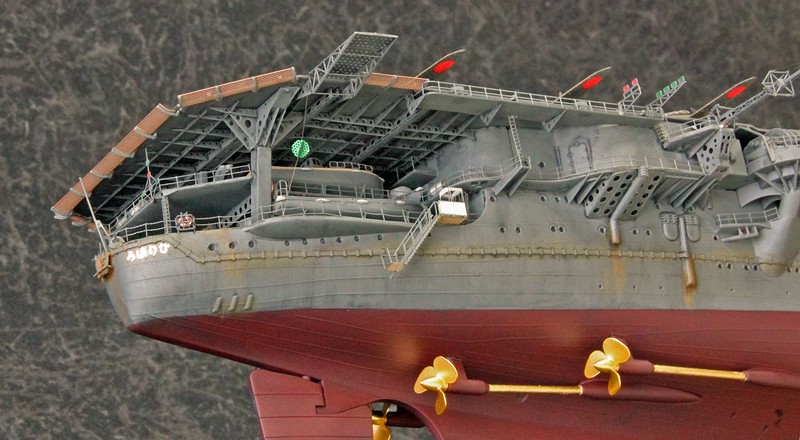 フジミ1/350日本海軍航空母艦 飛龍 徹底ディティールアップ製作記 IJN