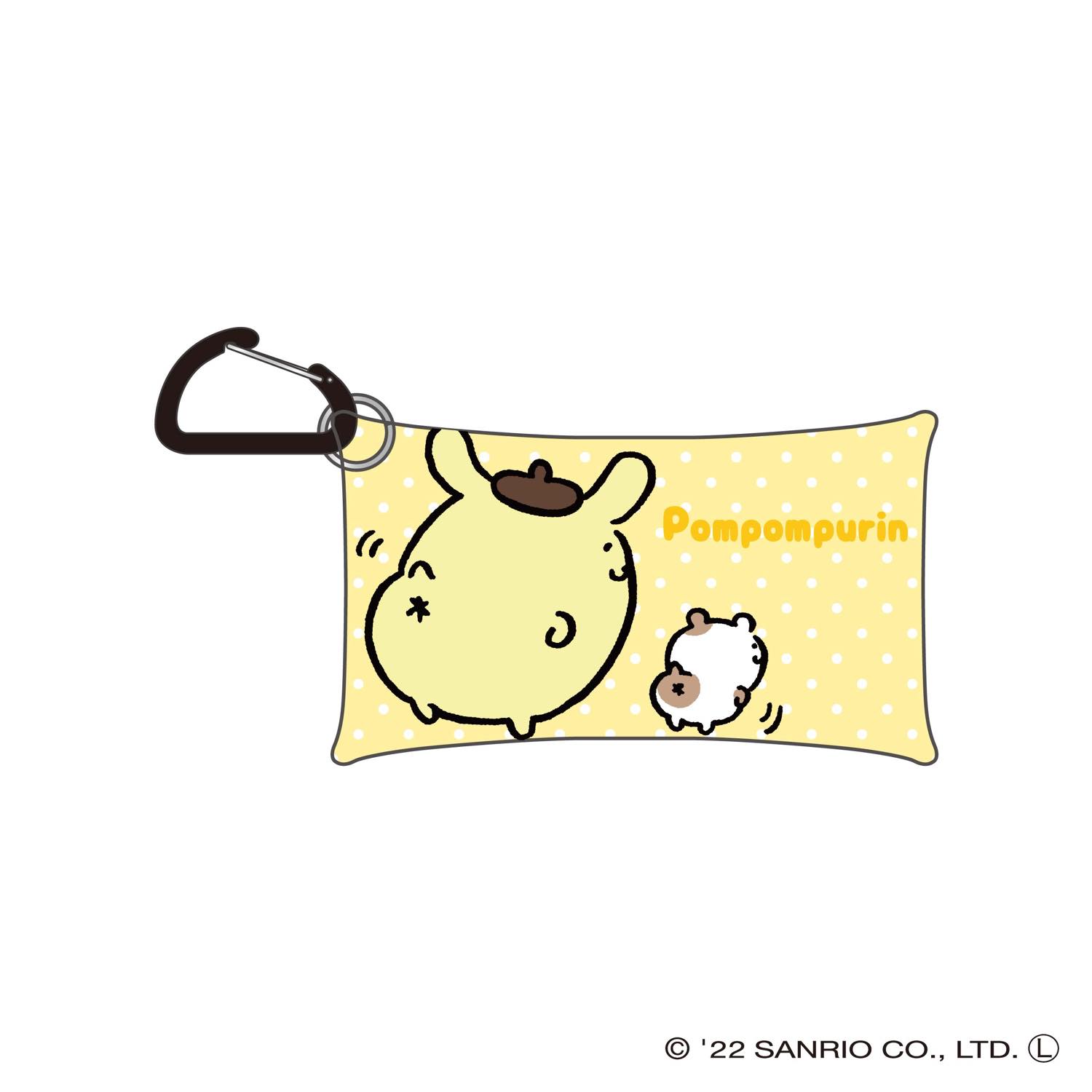 ナガノ×サンリオキャラクターズ クリアマルチケースS（ポムポムプリン