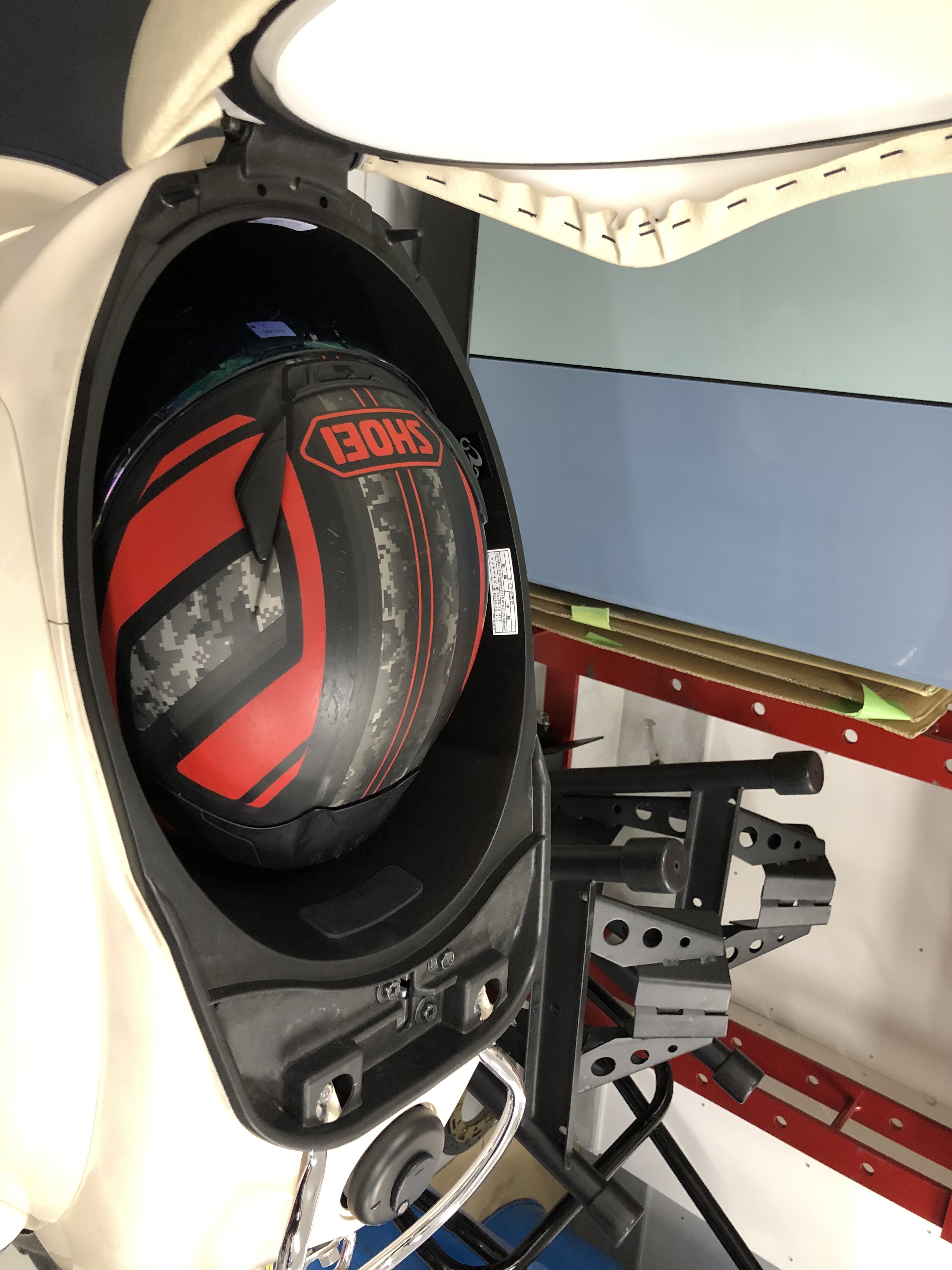 亮太ページ SCO-151/CC スクーターのシート下収納、比較してみた