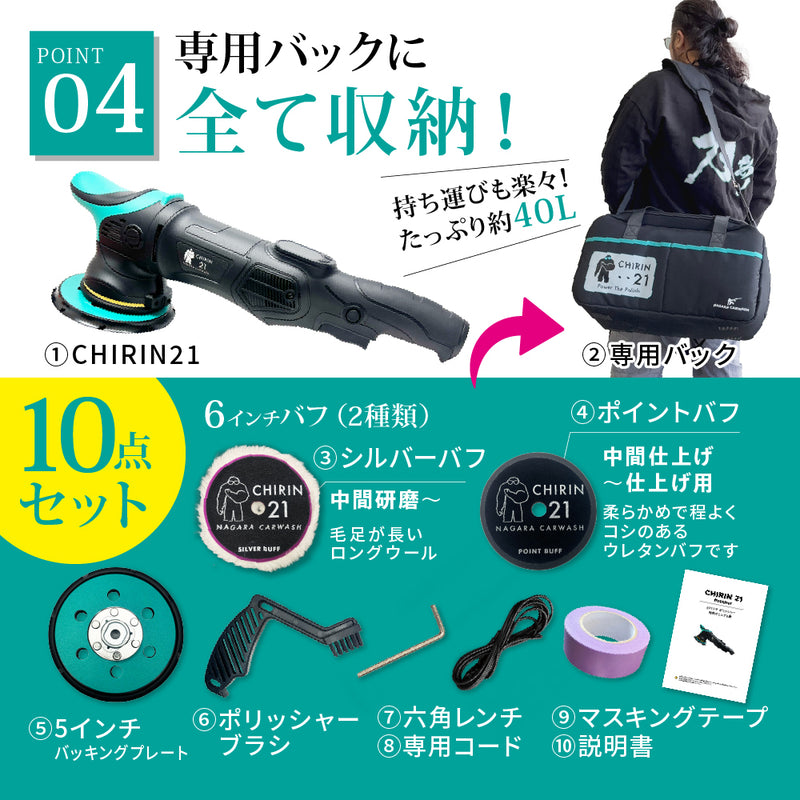 CHIRIN 21『傷なんて磨けばいい。』 – ながら洗車