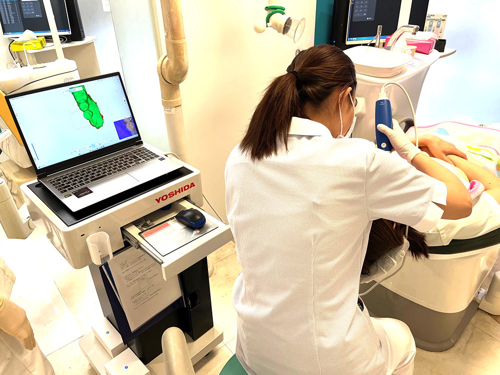 口腔内スキャナーMedit i600導入で型取りの際の不快感を解消