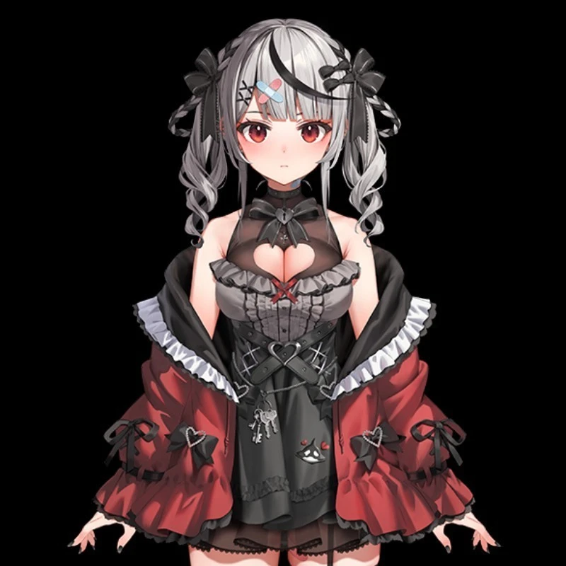 ウィッグ作成依頼】 hololive 沙花叉クロヱ(地雷服) · narikiri