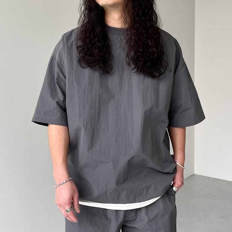 premium nylon setup / charcoal（プレミアムナイロンセットアップ