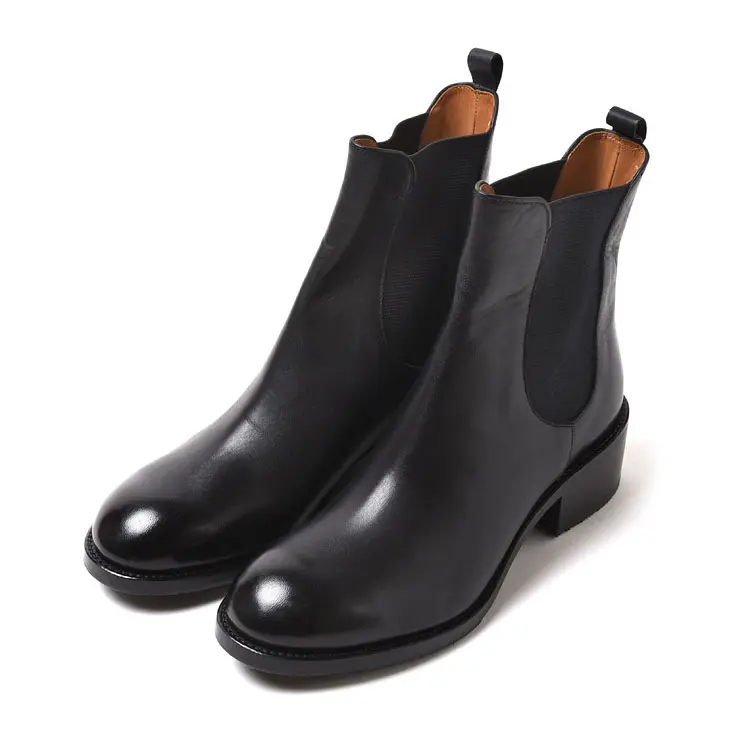 履き心地の良いサイドゴアブーツ】 ショセ PC-5028HVブラック別注ソール