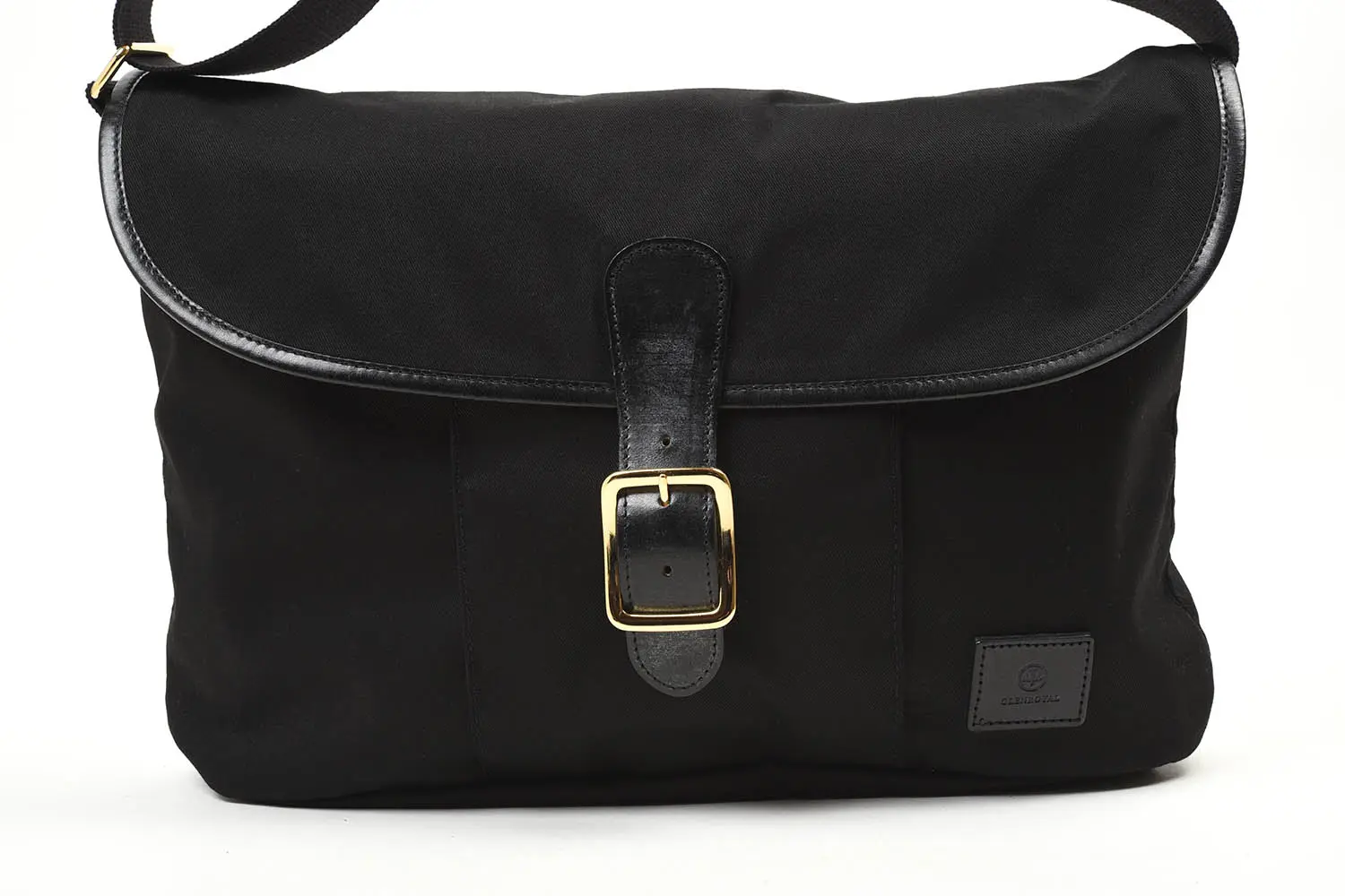 GLENROYAL フラップショルダーバッグ(ブリティッシュツイル) (BK)