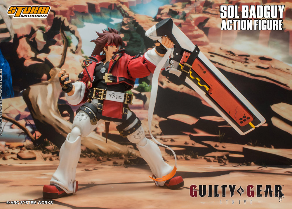 GUILTY GEAR -STRIVE- Action Figure SOL BADGUY | 株式会社ノーツ