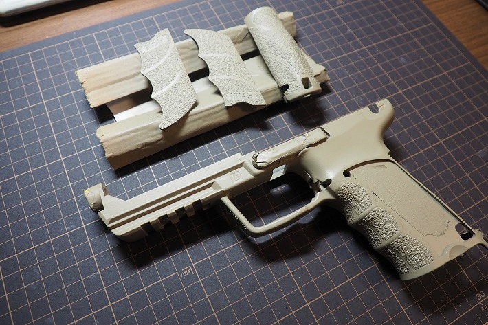 東京マルイ 電動HK45】塗装とサイレンサーを付けてタクティカル風に