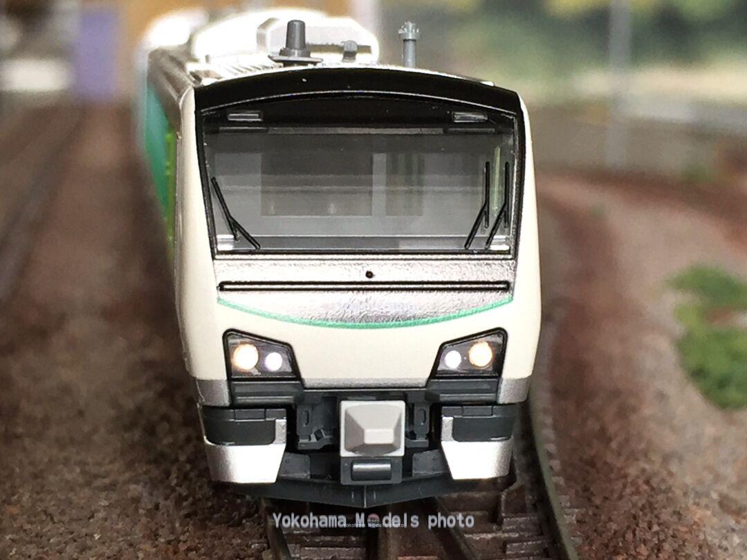 HB-E300系「リゾートビューふるさと」入線です。KATO 10-1368