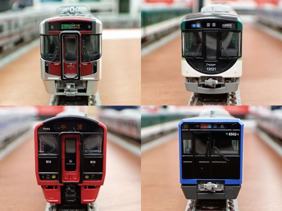 ポポンデッタ】試作品画像（都営6500形、JR九州813系3100番代、西鉄