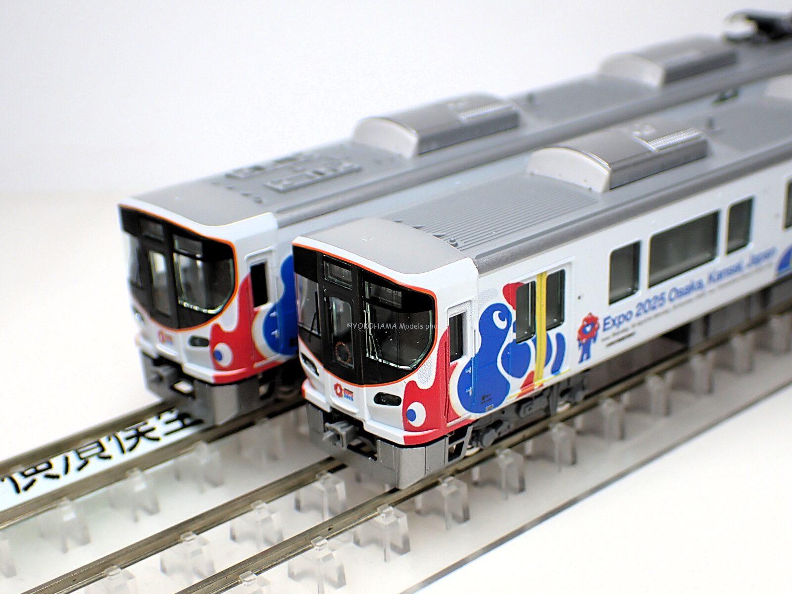 323系（大阪・関西万博ラッピング）が入線しました。 TOMIX 93256