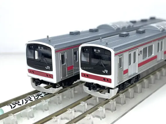 205系通勤電車（京葉線・新製車）が入線しました。 TOMIX 98878 10両