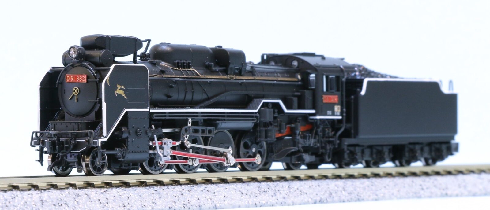 KATO】2025年9月下旬発売予定 D51 882 「月と鹿」 奈良運転所（赤