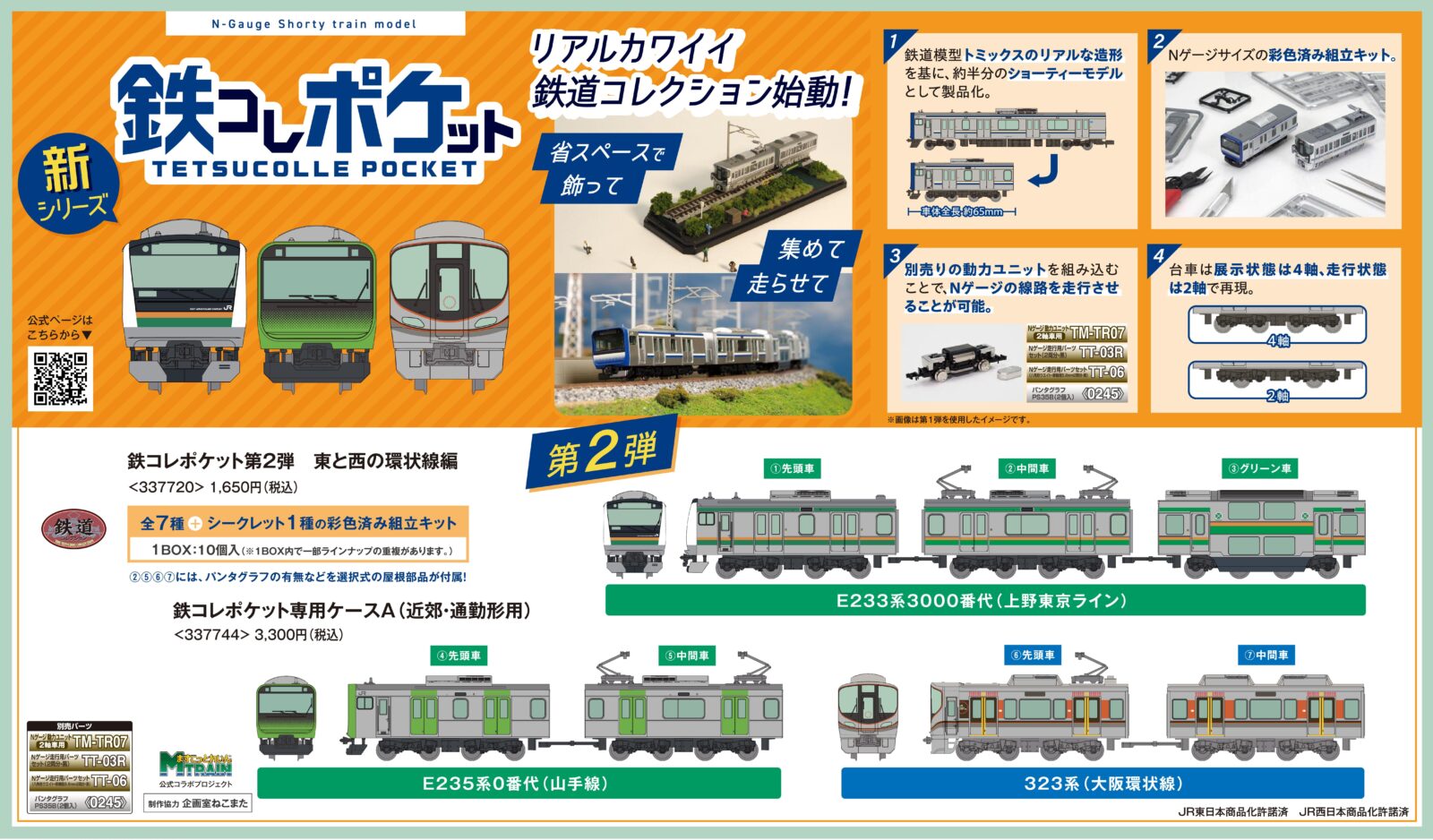 鉄コレポケット第2弾 東と西の環状線編 2026年2月発売予定 337720