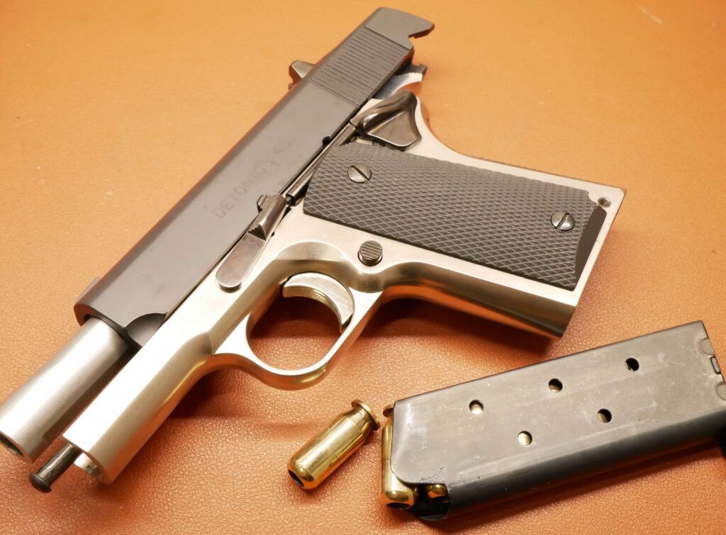 MGC DETONICS45 モデルガン シルバー MGC製 デトニクス45 シルバー