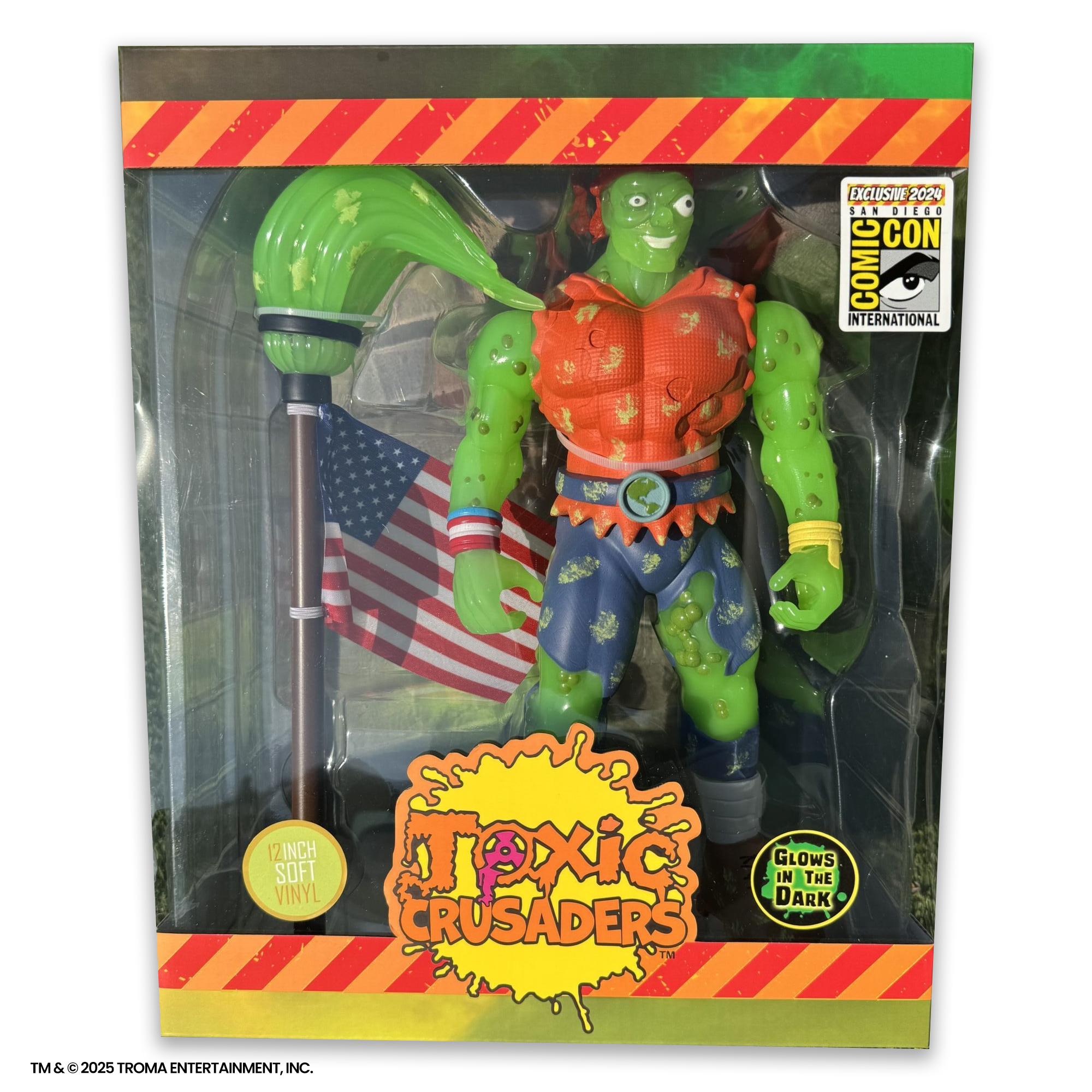 Toxic Crusaders - Toxie Soft Vinyl Figure - Translucent Variant