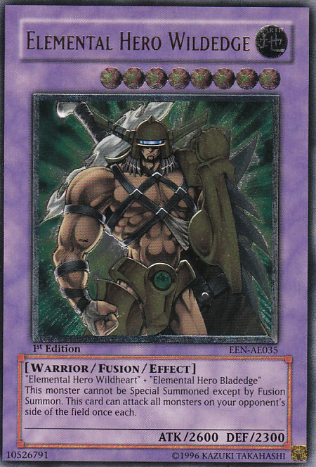 Elemental Hero Wildedge/E・HERO ワイルドジャギーマン - シングル