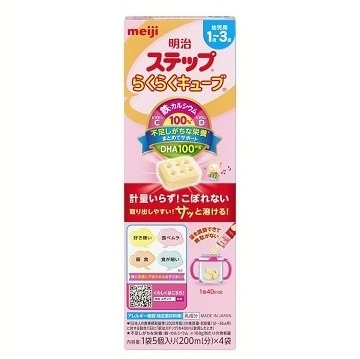 明治ステップ らくらくキューブ 112g （28g×4袋入）(112g