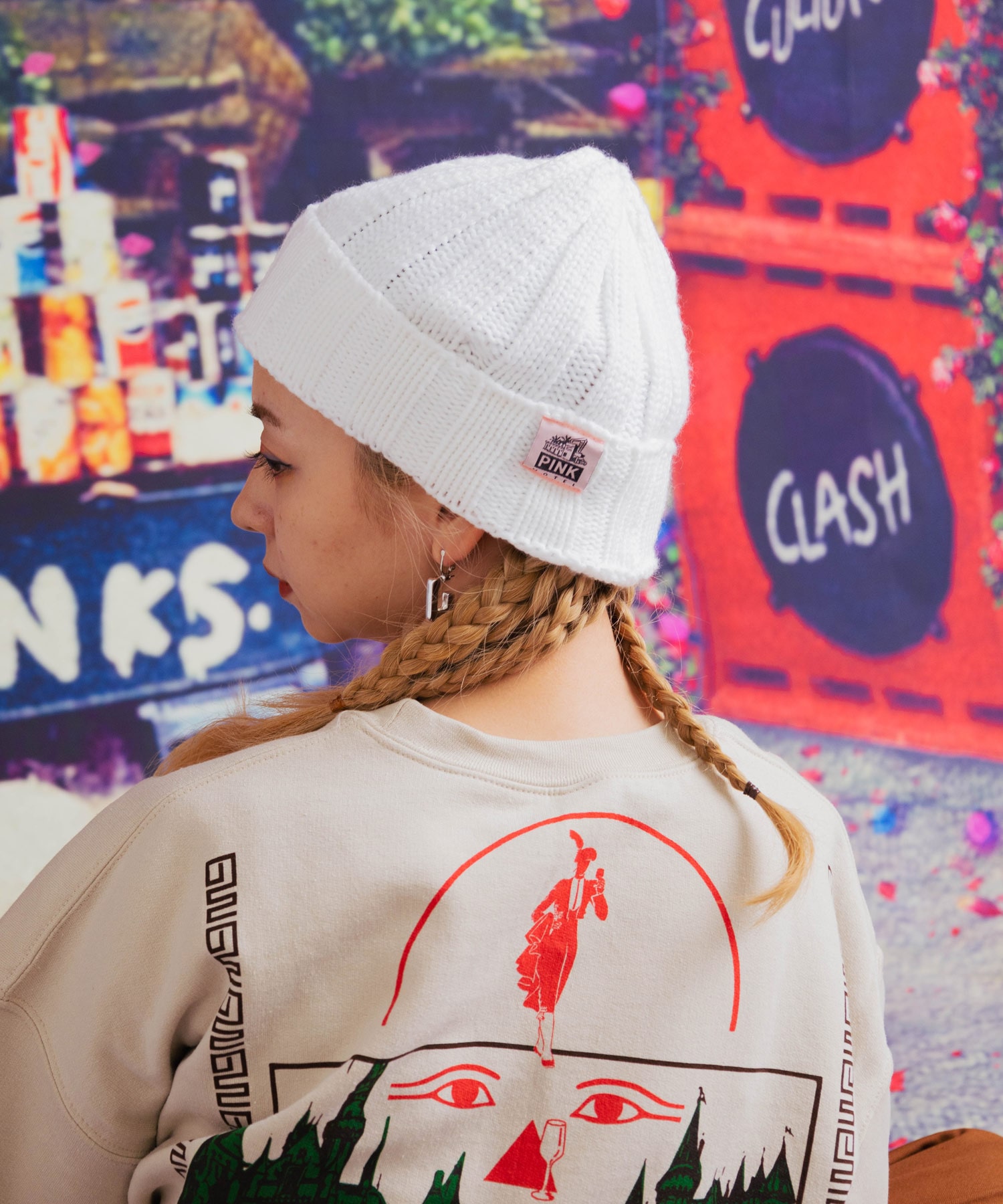 PINK MOTEL】E4894 PMニットキャップ(F ホワイト): 帽子 - RNA ONLINE