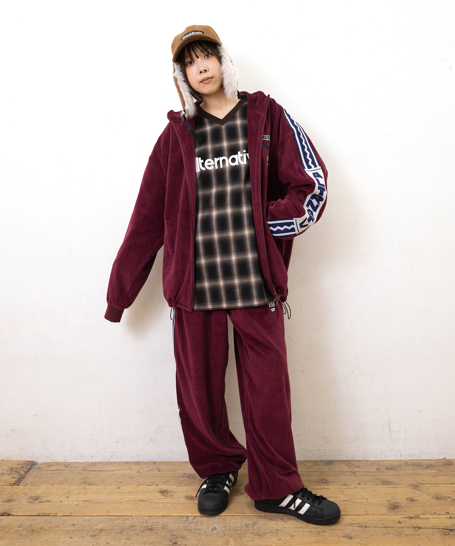 J2164 ベロアトラックジャケット(M スミクロ): アウター - RNA ONLINE