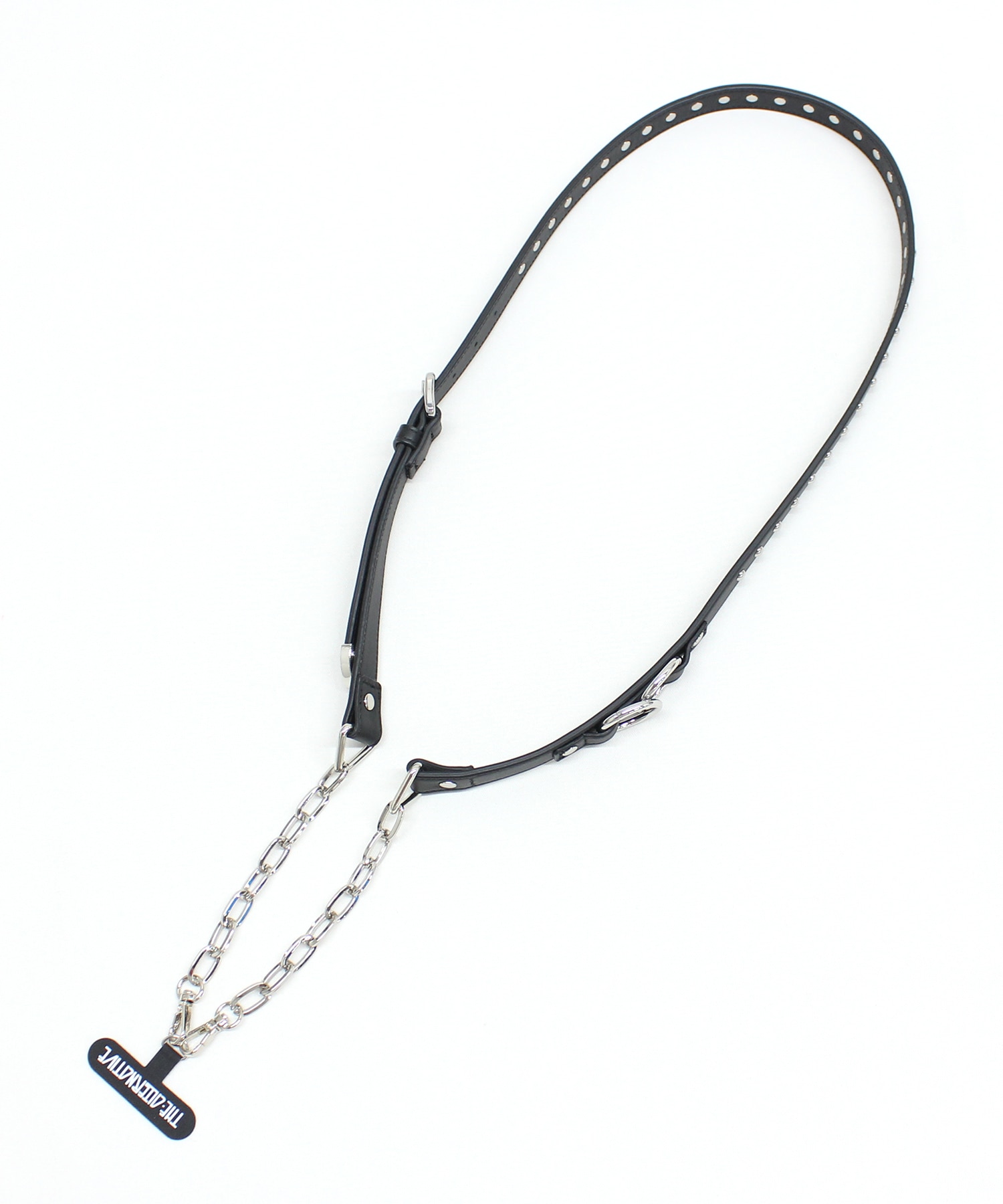 E5226 スタッズネックストラップ(F ブラック): ファッション雑貨 - RNA