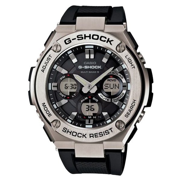 G-SHOCK G-STEEL GST-W110-1AJF 電波ソーラー(ブラック): G-SHOCK