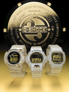 カシオ、G-SHOCK発売25周年モデル第5弾は「スケルトン×ゴールド