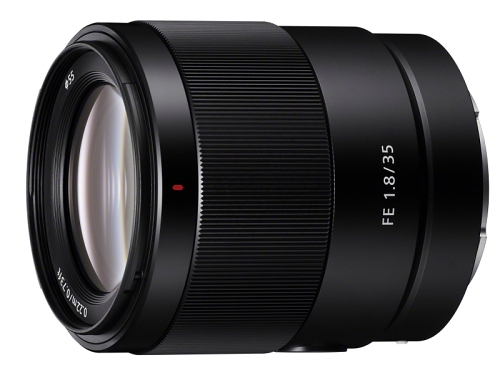 ソニー、フルサイズ対応のEマウント大口径単焦点「FE 35mm F1.8