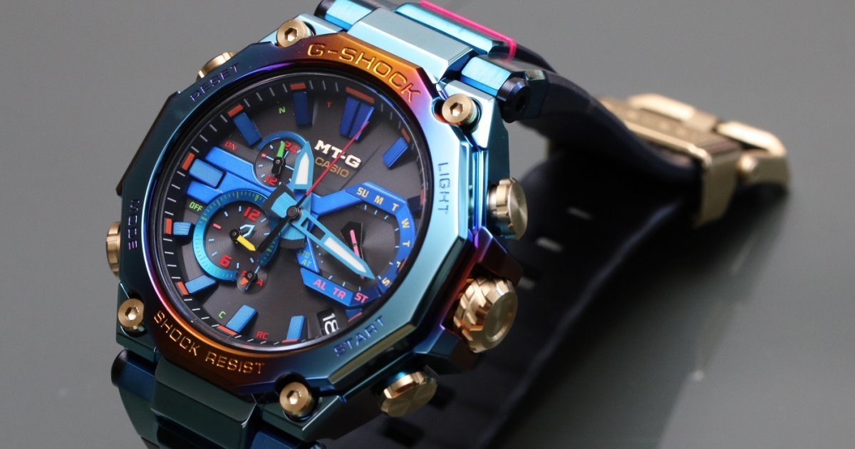 G-SHOCK新作を写真で - 青き鳳凰爆誕!! 熟成のレインボーIPモデル「MTG