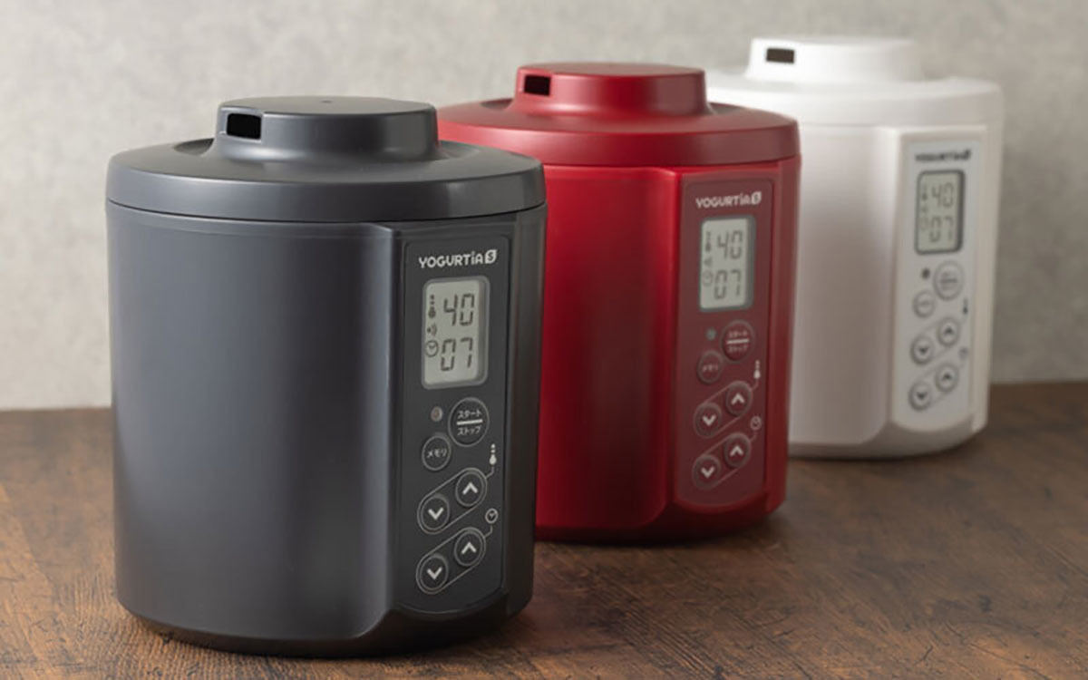 タニカ「ヨーグルティアS」リニューアル、ガラスポット付きのセットも