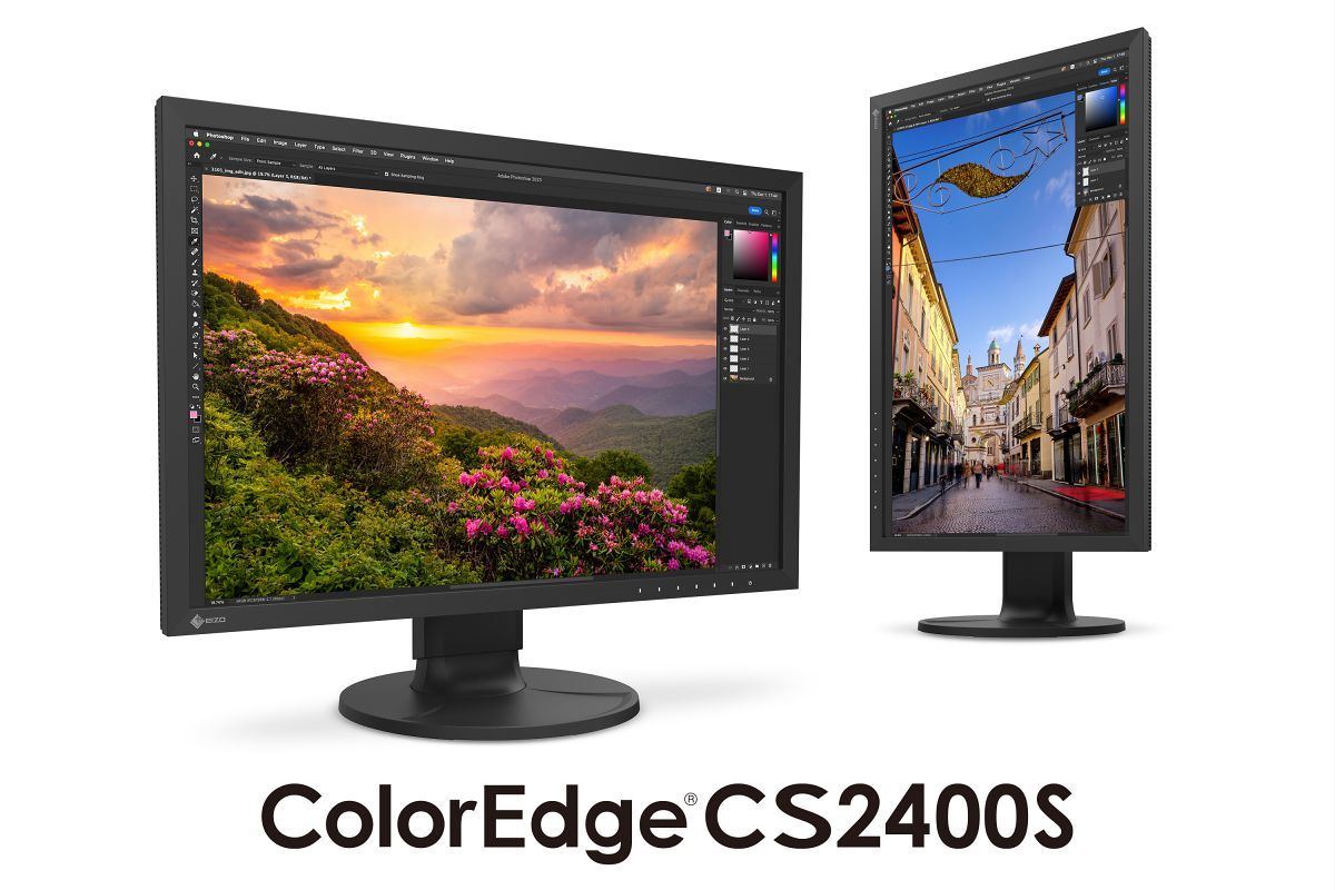 EIZO、カラーマネジメント対応の24.1型液晶「ColorEdge CS2400S