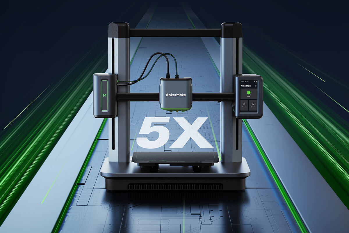 10万円切る家庭用3Dプリンタ「AnkerMake M5」発売 - 高速高精度/ムダ