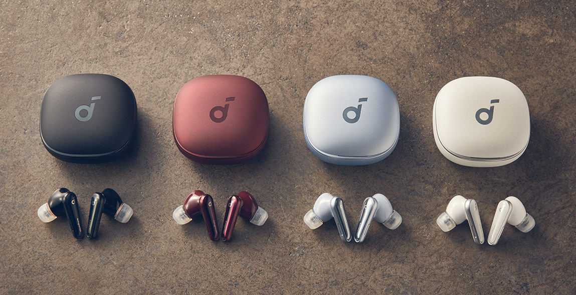 Anker「Soundcore Liberty 4」、スカイブルーとワインレッドが発売