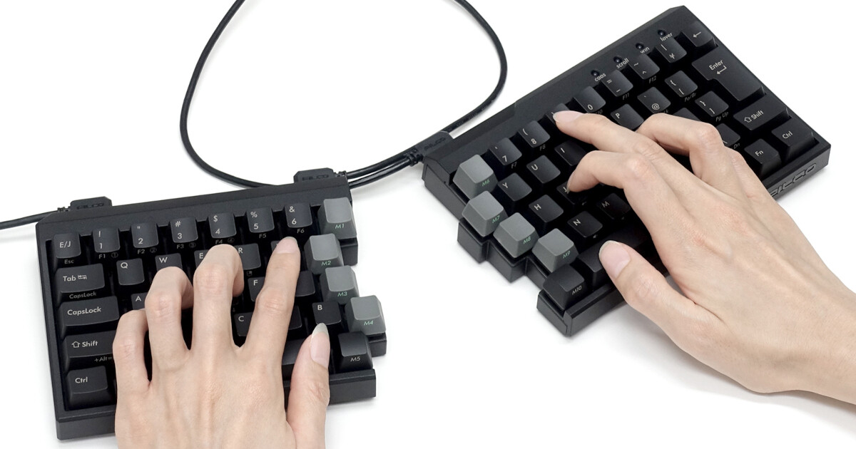 FILCO初の左右分離型メカニカルキーボード「Majestouch Xacro M10SP