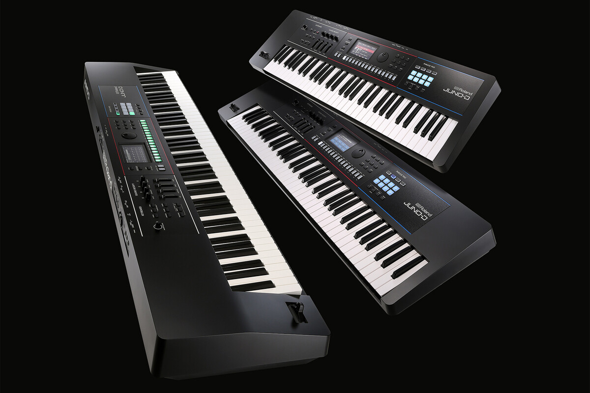ローランド、シンセサイザー「JUNO-D」の新機種3モデルを発表 | マイ