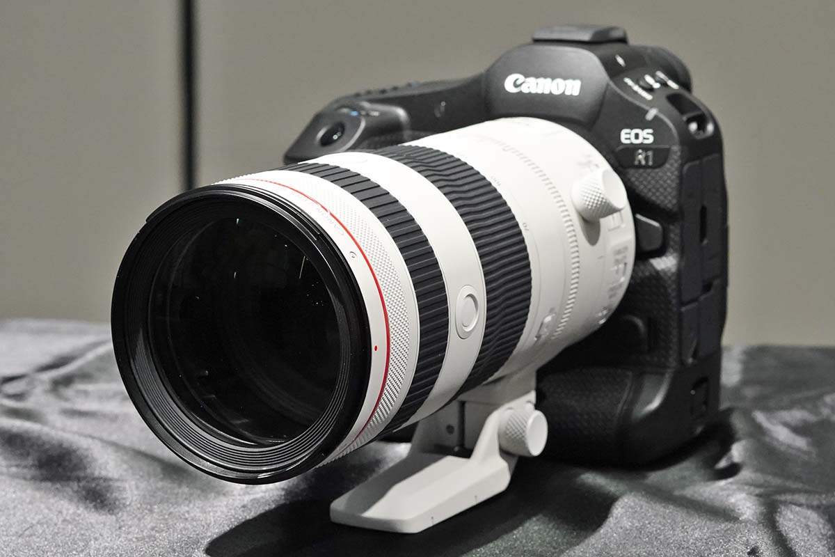 キヤノン、ズームしても全長が変わらないF2.8望遠ズーム「RF70-200mm